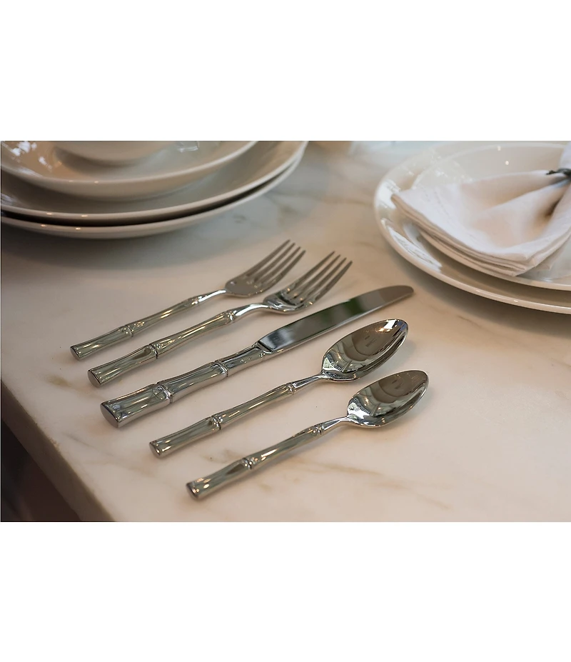 Fortessa Royal Pacific 42-Piece Stainless Steel Flatware Set