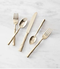 Fortessa Royal Pacific Brushed Champagne 20-Piece Stainless Steel Flatware Set