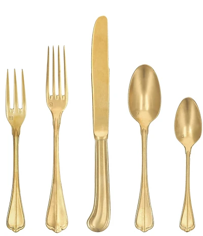 Fortessa San Marco Antique 20-Piece Stainless Steel Flatware Set