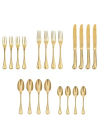 Fortessa San Marco Antique 20-Piece Stainless Steel Flatware Set
