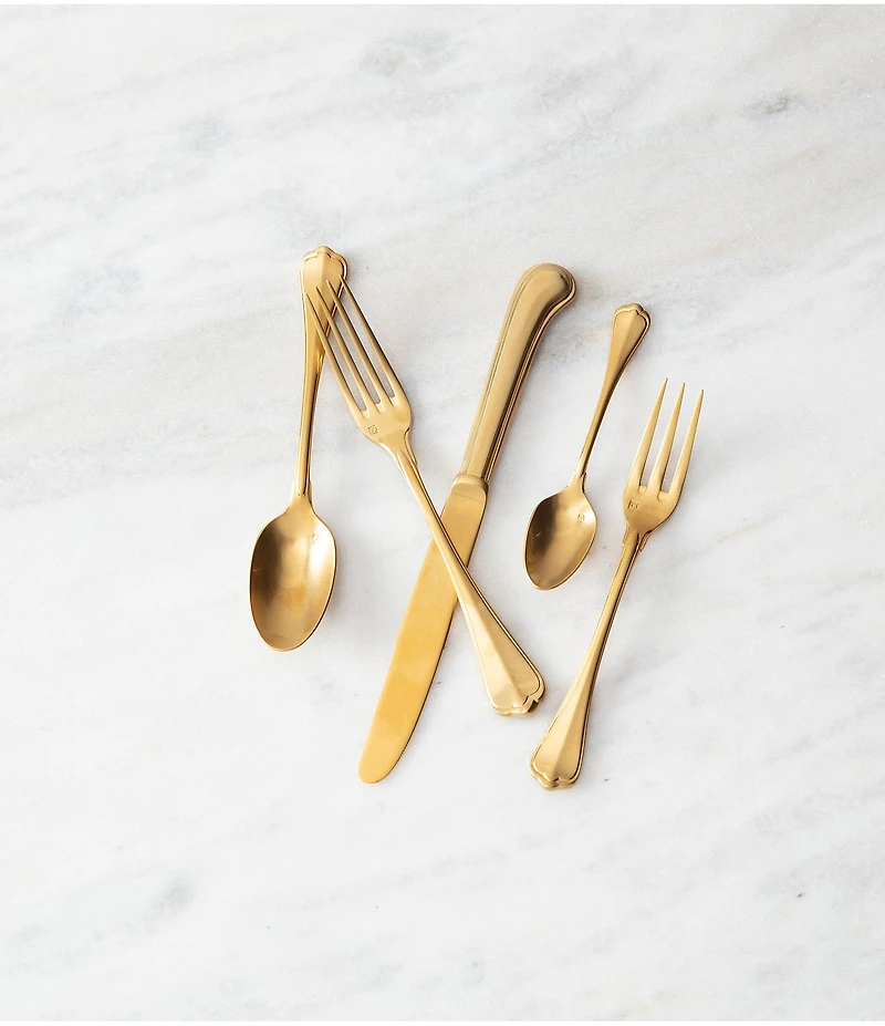 Fortessa San Marco Antique 20-Piece Stainless Steel Flatware Set