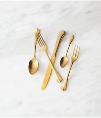 Fortessa San Marco Antique 20-Piece Stainless Steel Flatware Set