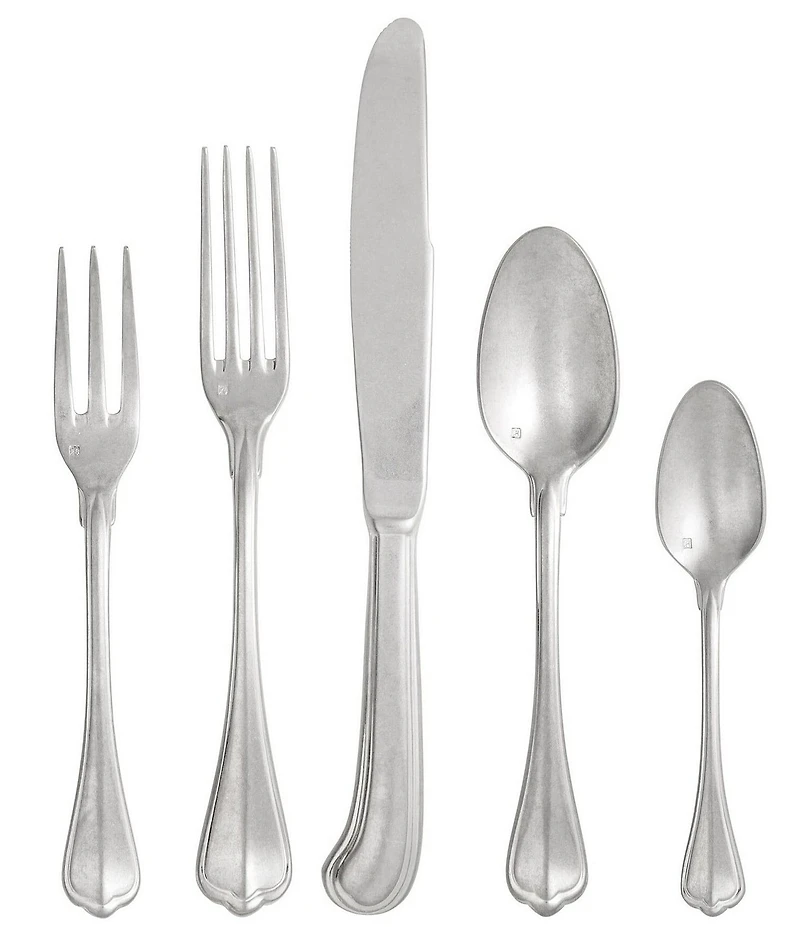 Fortessa San Marco Antique 5-Piece Stainless Steel Flatware Set