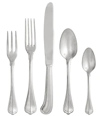 Fortessa San Marco Antique 5-Piece Stainless Steel Flatware Set