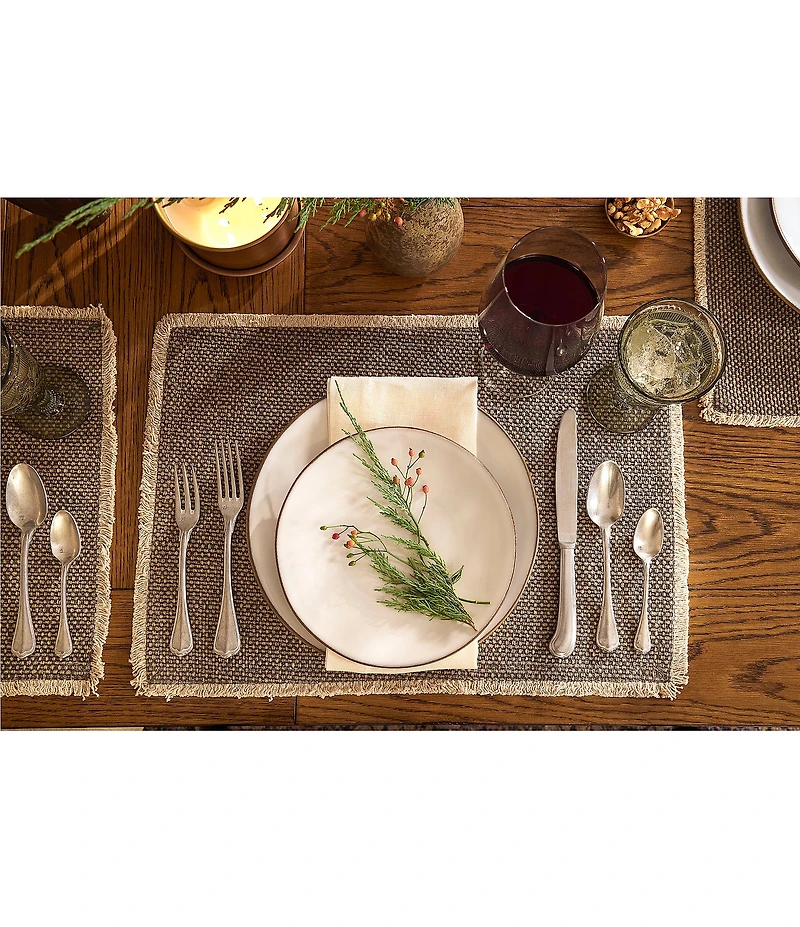 Fortessa San Marco Antique 5-Piece Stainless Steel Flatware Set