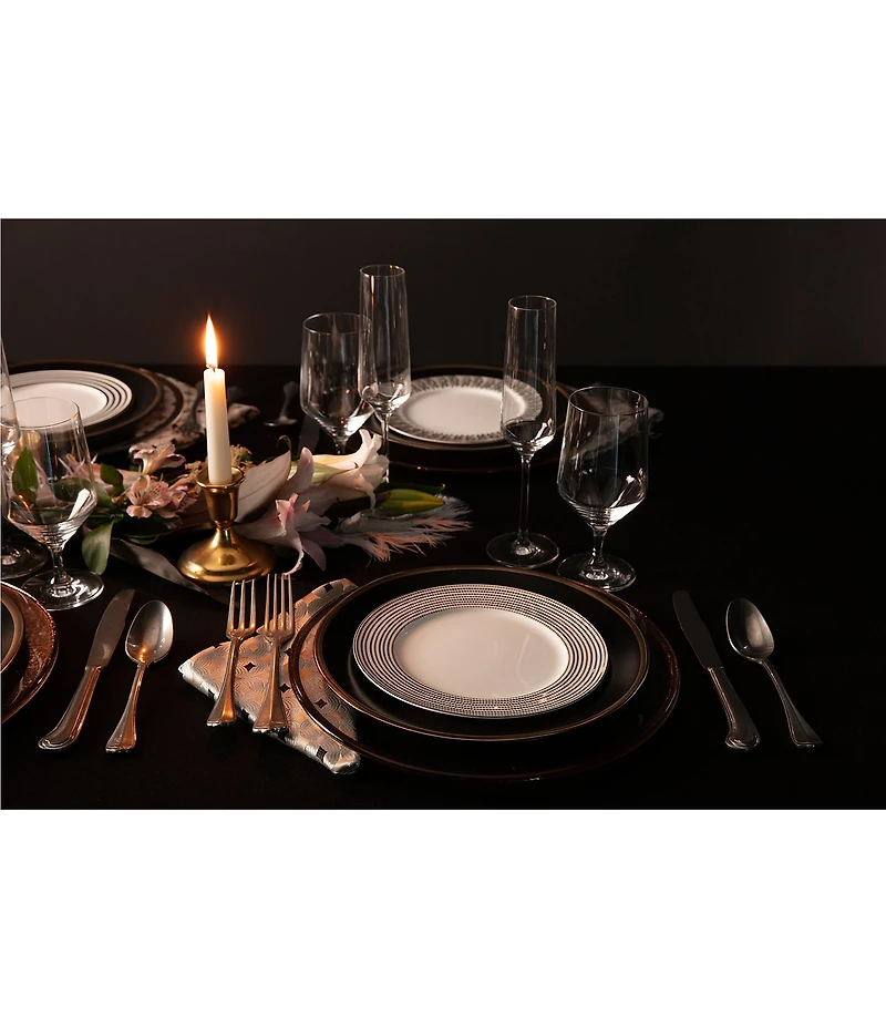 Fortessa San Marco Antique 5-Piece Stainless Steel Flatware Set