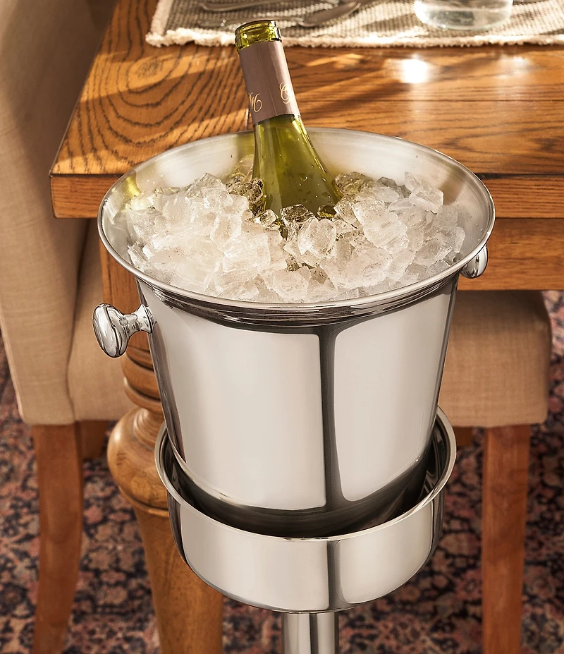 Fortessa Stainless Steel Round Wine Bucket with Stand