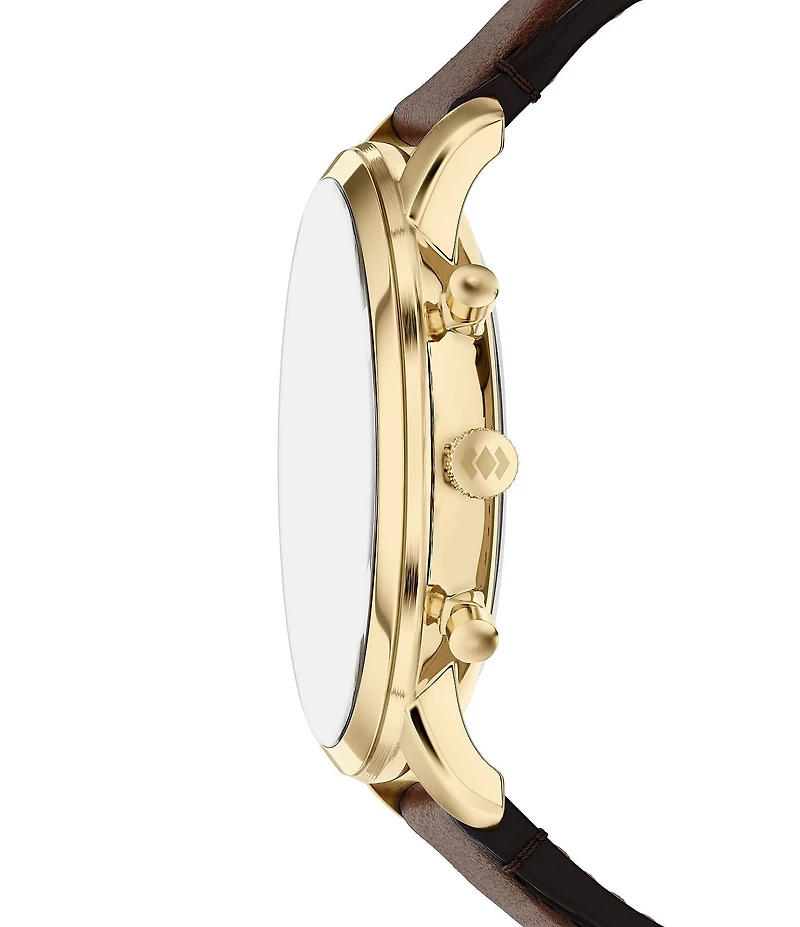 Fossil Men's Neutra Quartz Chronograph Leather Strap Watch