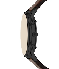 Fossil Men's Neutra Quartz Chronograph Leather Strap Watch