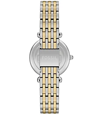 Fossil Women's Carlie Mini Three-Hand Stainless Steel Bracelet Watch