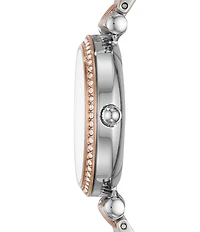 Fossil Women's Carlie Mini Three-Hand Stainless Steel Bracelet Watch