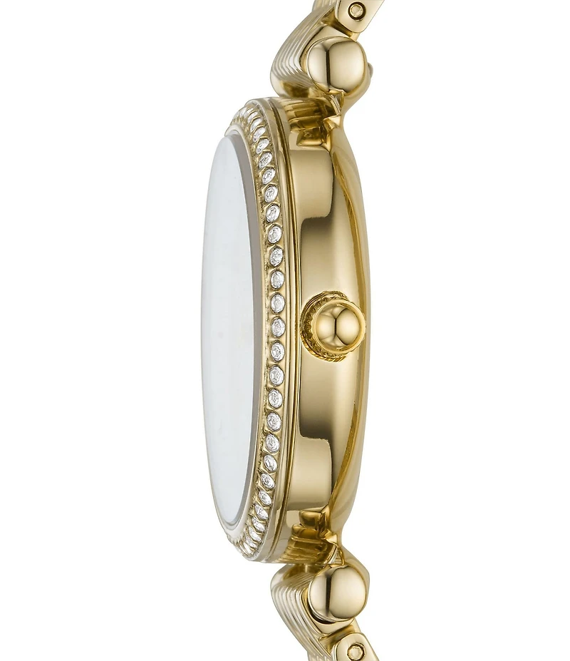 Fossil Women's Carlie Mini Three-Hand Stainless Steel Bracelet Watch