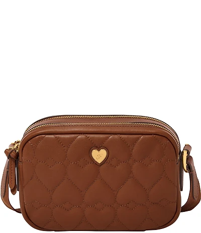 Fossil Danni Quilted Leather Crossbody Bag