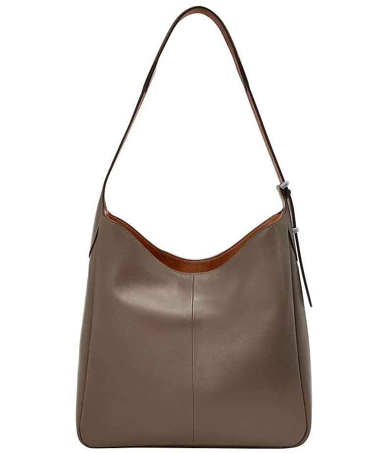 Fossil Dillon Leather Slouchy Hobo Tote Bag