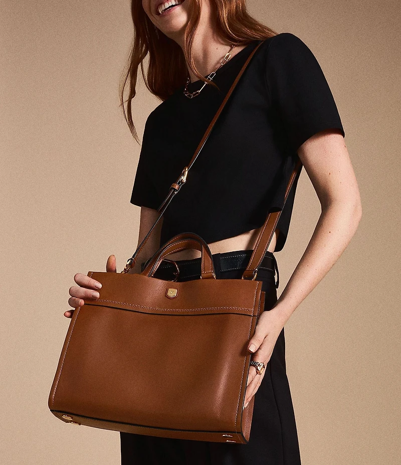 Fossil Gemma Leather Tote Bag