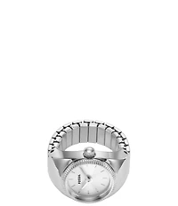 Fossil Gold Tone Stainless Steel Ring Watch