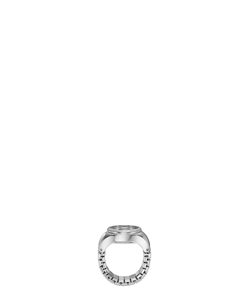 Fossil Gold Tone Stainless Steel Ring Watch
