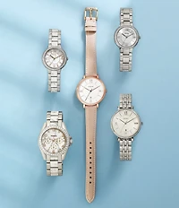 Fossil Jacqueline Date Blush Leather Watch