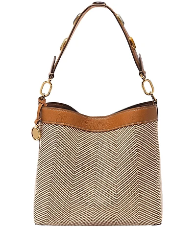 Fossil Jessie Contrast Trim Bucket Bag