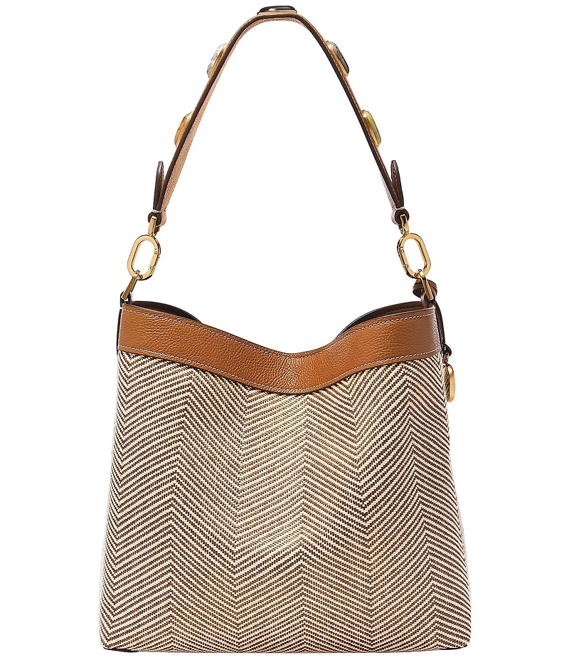 Fossil Jessie Contrast Trim Bucket Bag