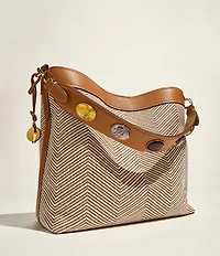 Fossil Jessie Contrast Trim Bucket Bag