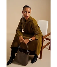 Fossil Jessie Leather Bucket Shoulder Bag