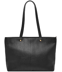 Fossil Jessie Top Zip Leather Tote Bag