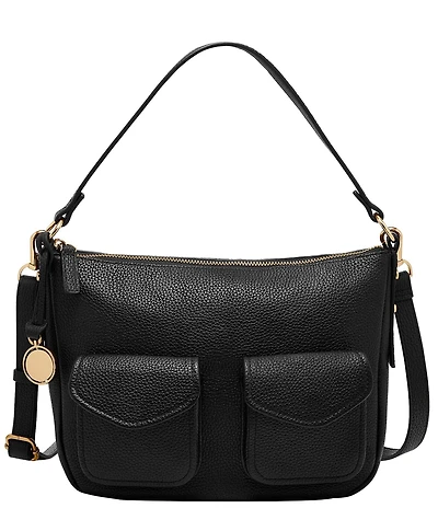 Fossil Jolie Leather Cargo Pocket Shoulder Bag
