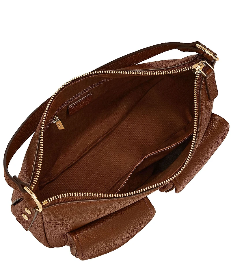 Fossil Jolie Leather Cargo Pocket Shoulder Bag