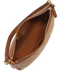 Fossil Jolie Woven Leather Shoulder Bag