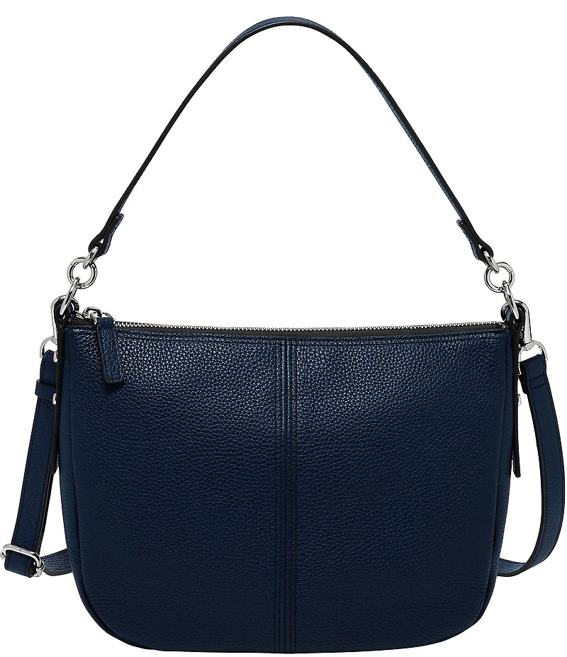 Fossil Jolie Zip Key Leather Crossbody Shoulder Bag
