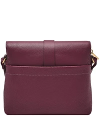 Fossil Kinley Small Fold Over Leather Crossbody Bag