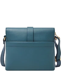 Fossil Kinley Small Fold Over Leather Crossbody Bag
