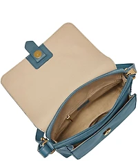 Fossil Kinley Small Fold Over Leather Crossbody Bag