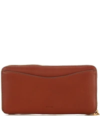Fossil Lennox Zip Continental Wristlet Wallet
