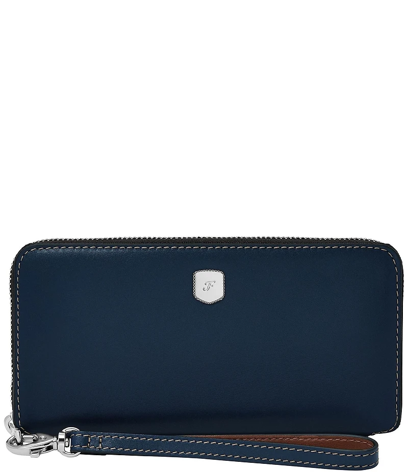 Fossil Lennox Zip Continental Wristlet Wallet