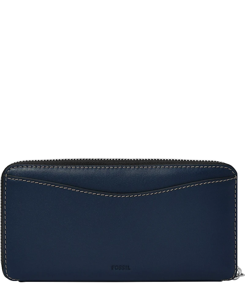 Fossil Lennox Zip Continental Wristlet Wallet