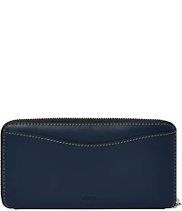 Fossil Lennox Zip Continental Wristlet Wallet