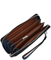 Fossil Lennox Zip Continental Wristlet Wallet