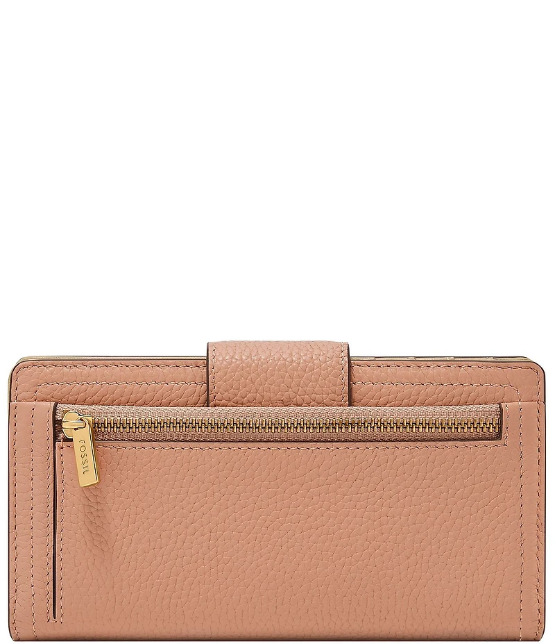 Fossil Logan Logo RFID Leather Tab Bifold Wallet