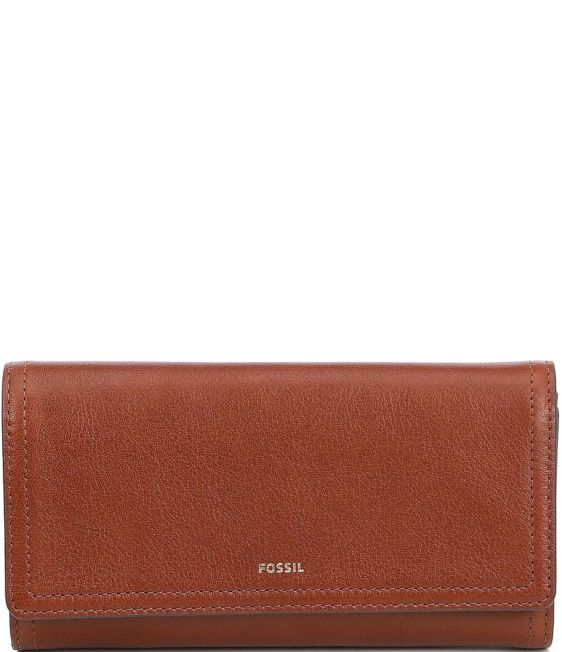 Fossil Logan RFID Leather Flap Wallet