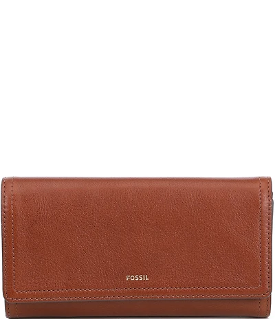 Fossil Logan RFID Leather Flap Wallet