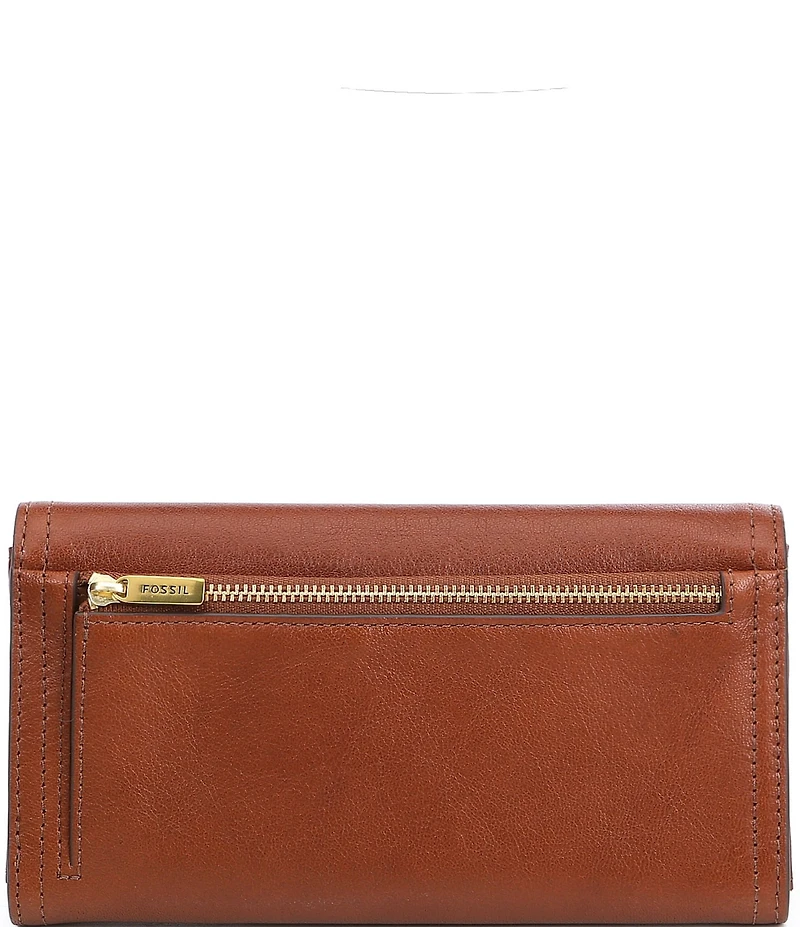 Fossil Logan RFID Leather Flap Wallet