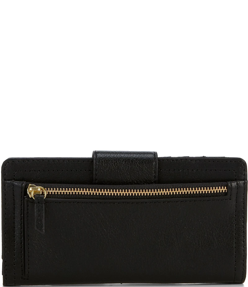 Fossil Logan Logo RFID Leather Tab Bifold Wallet