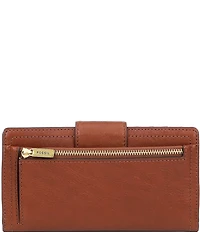 Fossil Logan Logo RFID Leather Tab Bifold Wallet