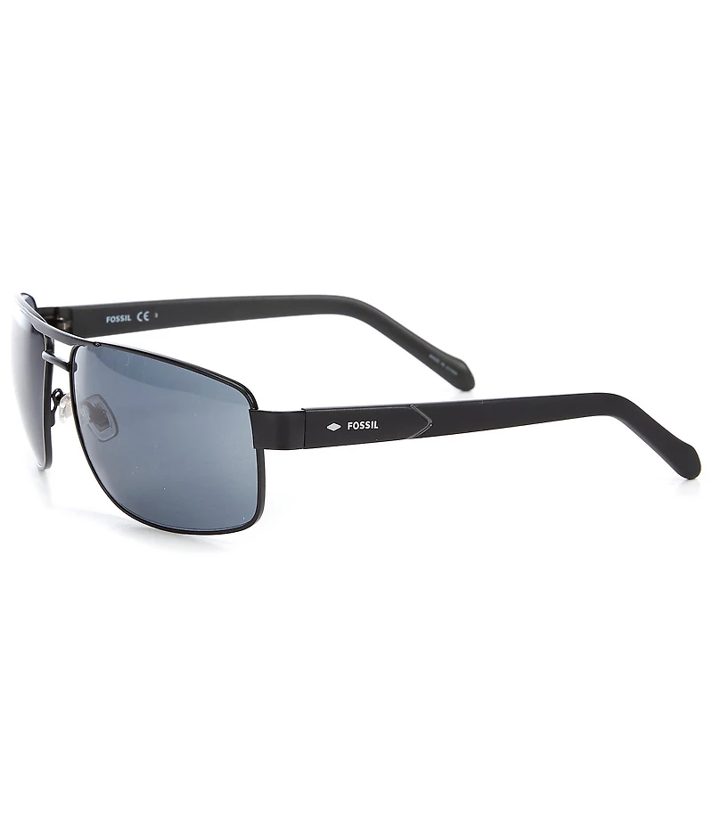 Fossil Matte Rectangle Sunglasses