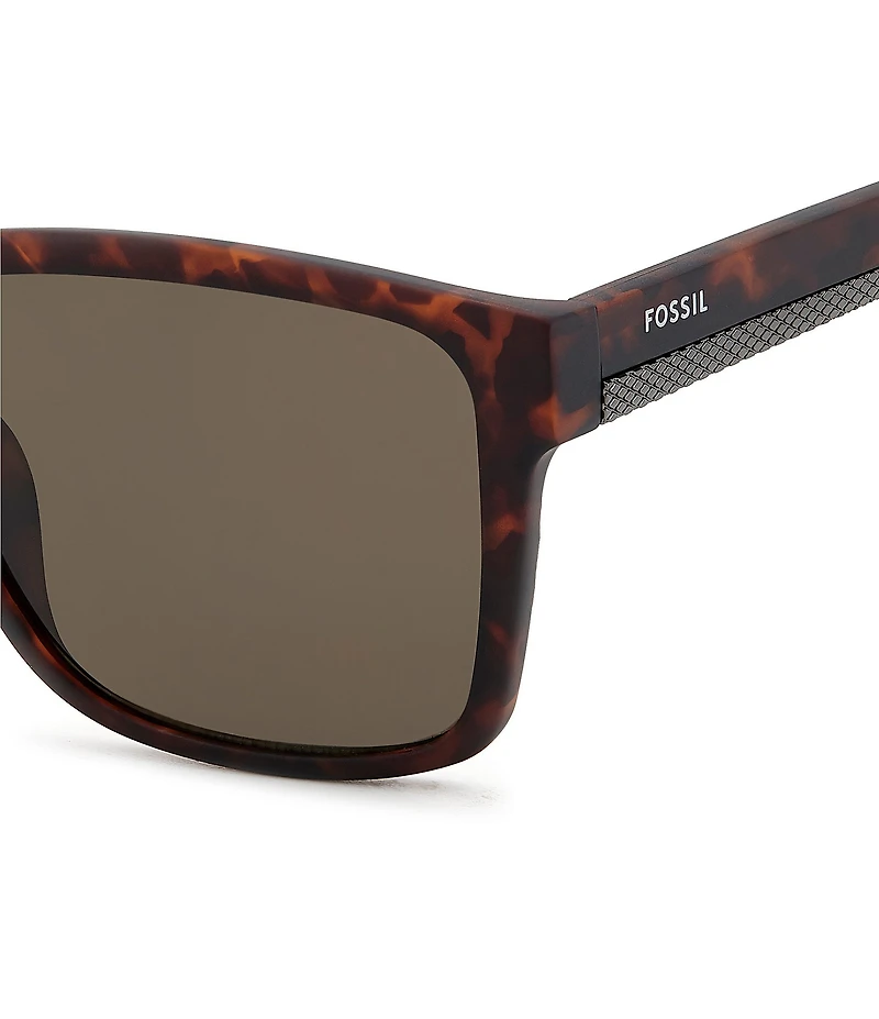 Fossil Men's 2155/G/S 56mm Square Sunglasses