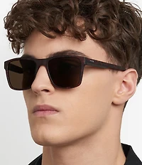 Fossil Men's 2155/G/S 56mm Square Sunglasses