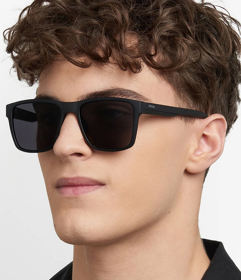 Fossil Men's 2155/G/S 56mm Square Sunglasses