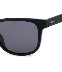 Fossil Men's 3160/S 55mm Matte Black Square Sunglasses